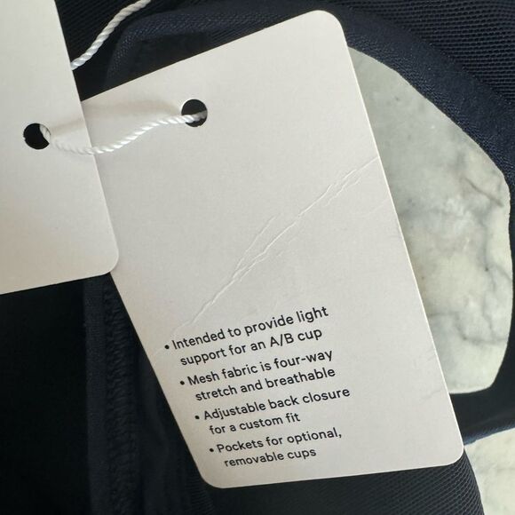 NWT New LULULEMON All Day Breeze Triangle Bra TRNV True Navy 6 - Picture 5 of 6